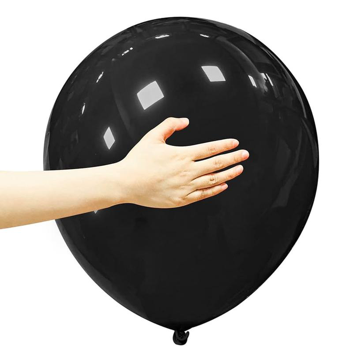 Browny Latex Balloons 188243 Black 6pcs