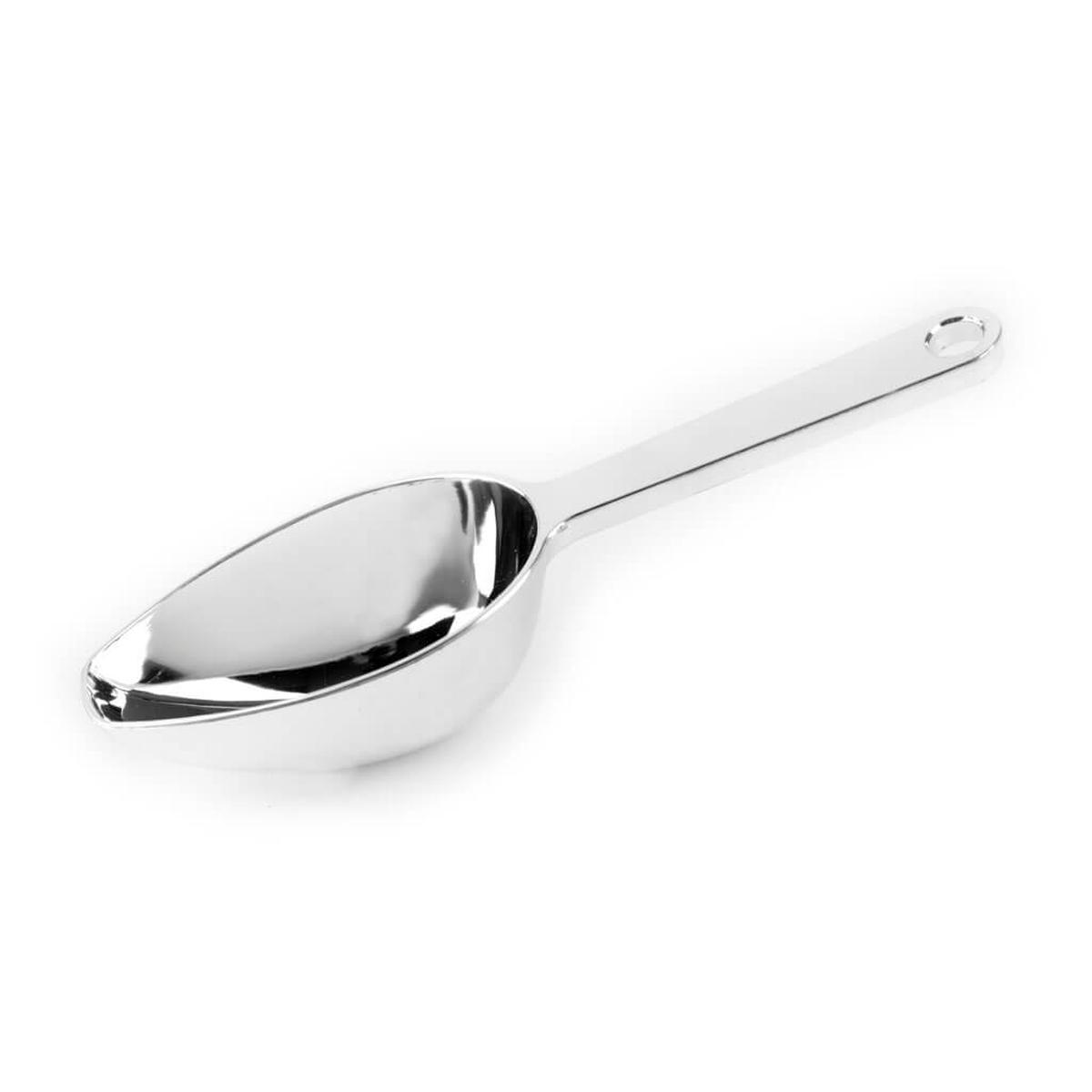 Small Polished Silver Scoop 2ct
