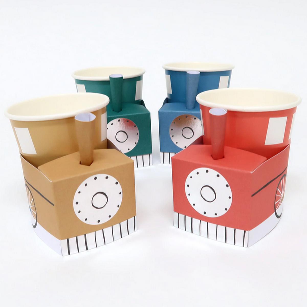Train Cups (8pk)