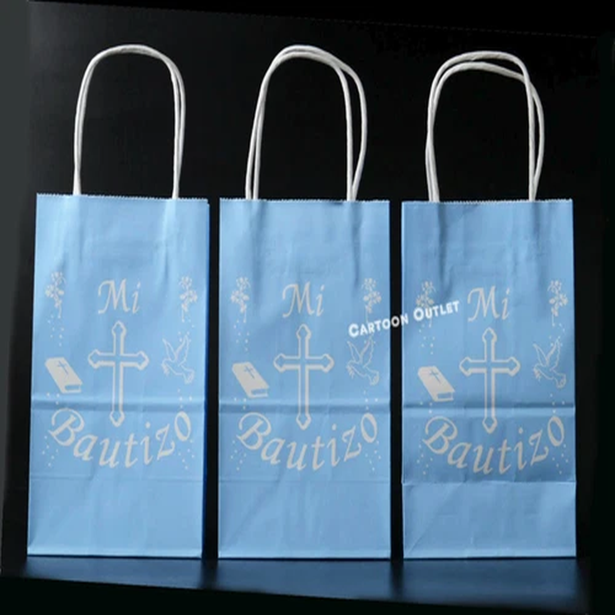 BAPTISM CANDY BAGS RECUERDOS DE BAUTIZO BOLSAS AZUL NINO LOOT BAGS GOODIES BLUE