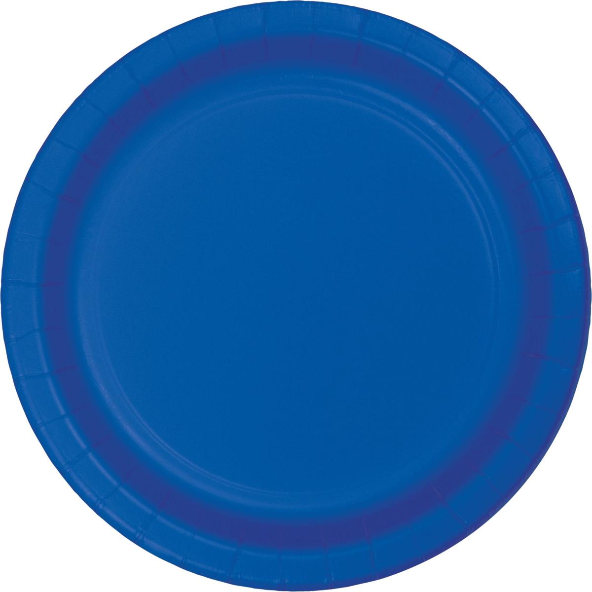 Cobalt Paper Plates 9" | 24ct