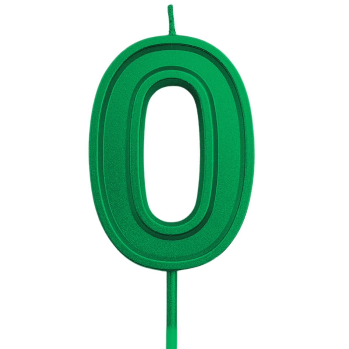 Green Number Candles  Available in All Digits for Birthdays & Celebration