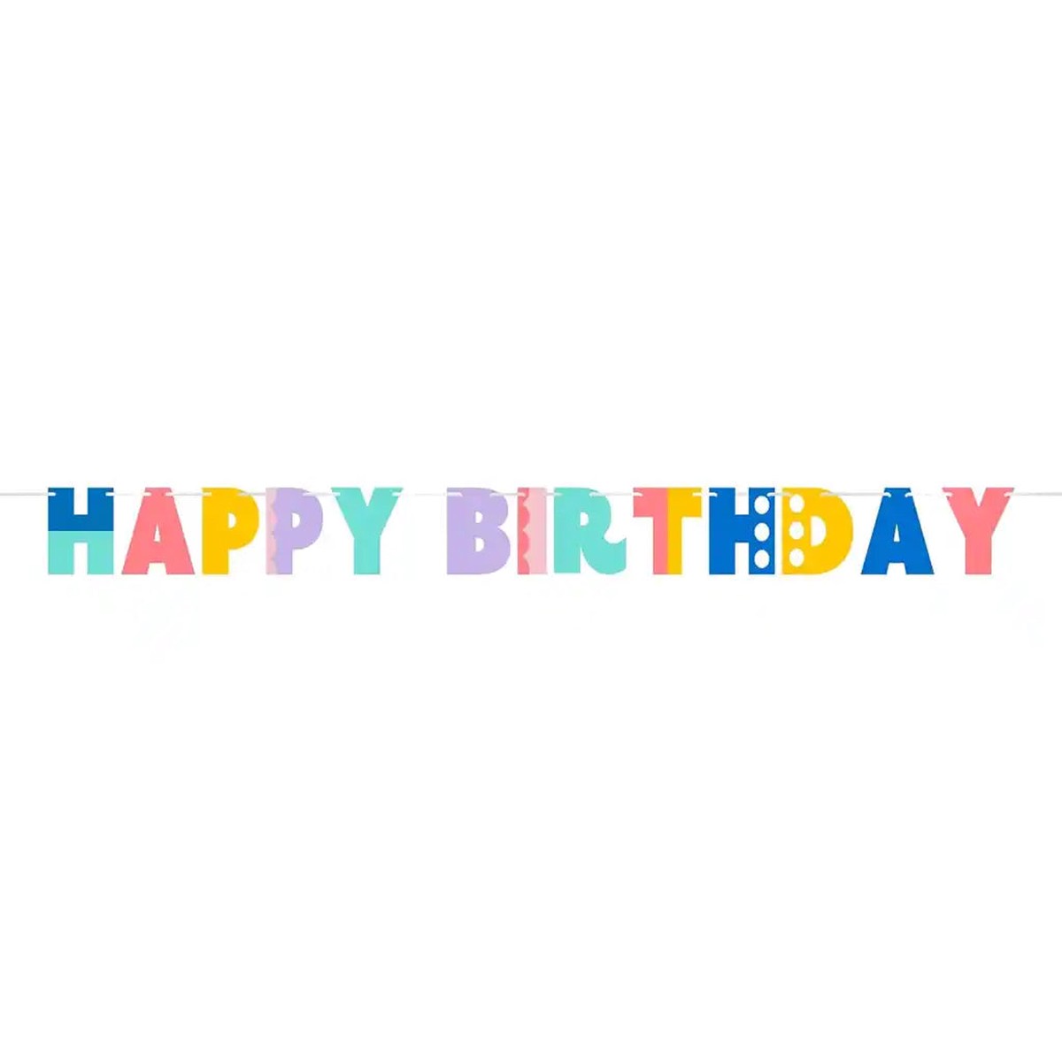 Party Patterns Happy Birthday Banner