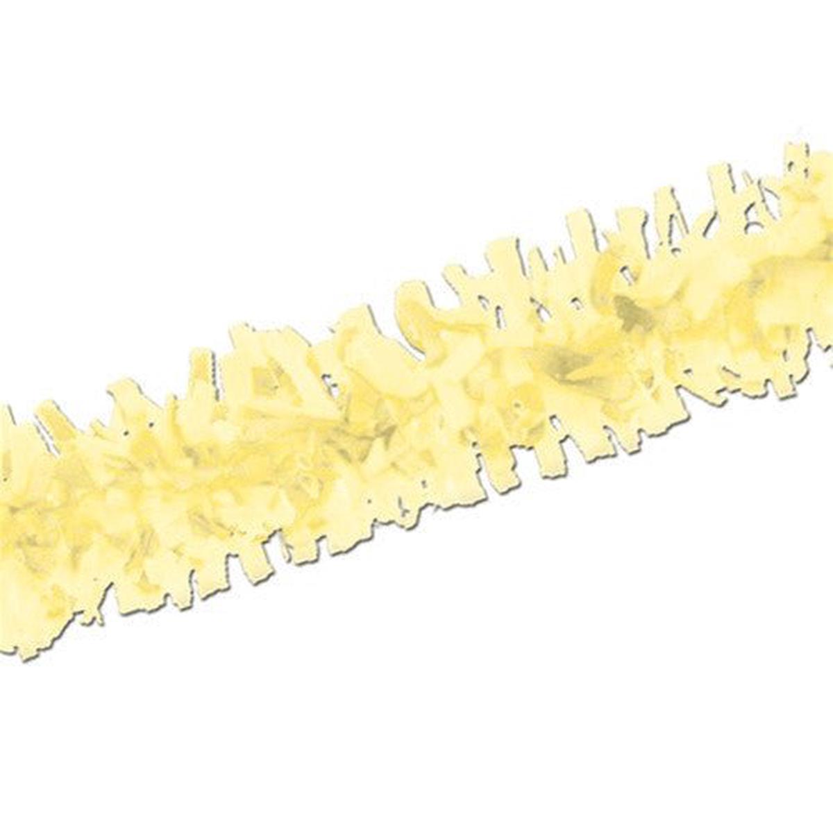 Yellow Tissue Festooning | 25ft
