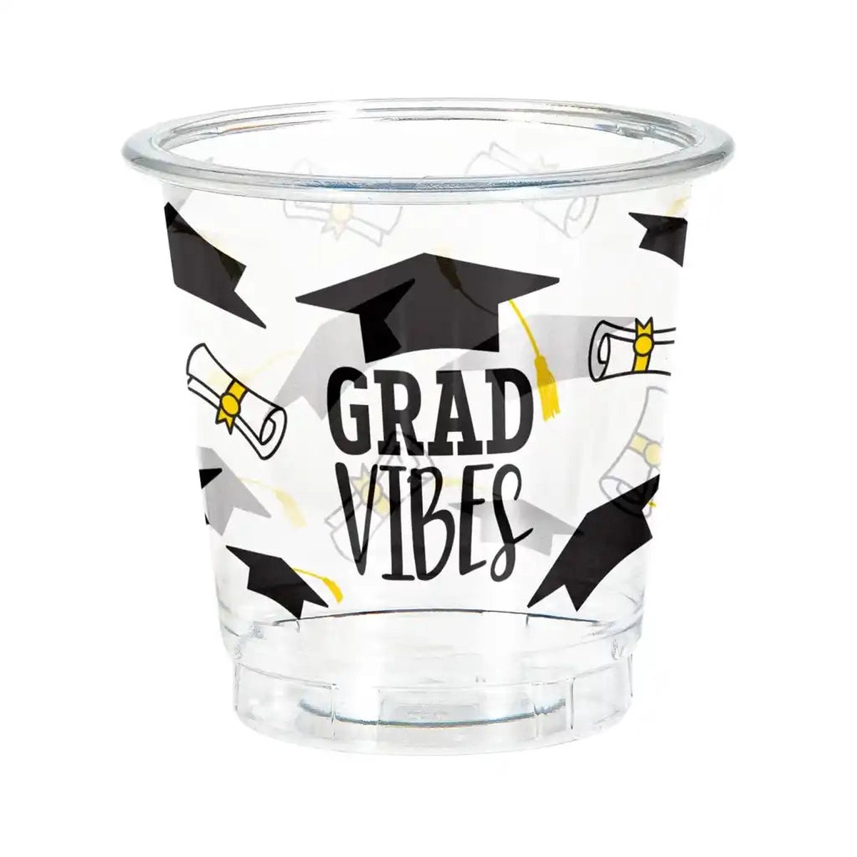 Congrats Grad Plastic Shot Glass 2oz 8ct