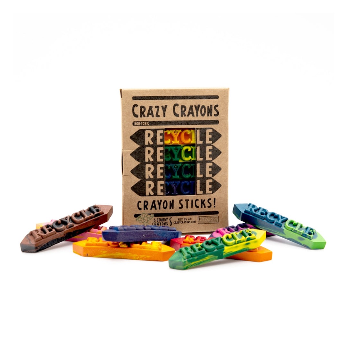 Recycle Sticks Crayons - 2 Color Options