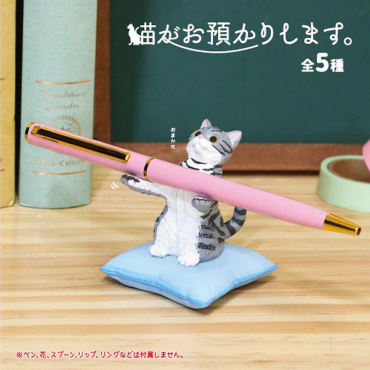 The Cat Will Hold It For You Random cat Holder Figure box