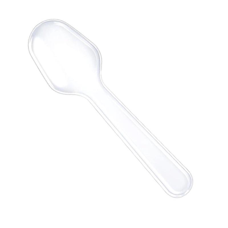 4" Mini Dessert Spoons - Clear (36ct) - Natural Star Inc