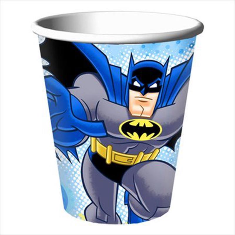 9oz Paper Cups - Batman Brave and the Bold (8ct) - Hallmark