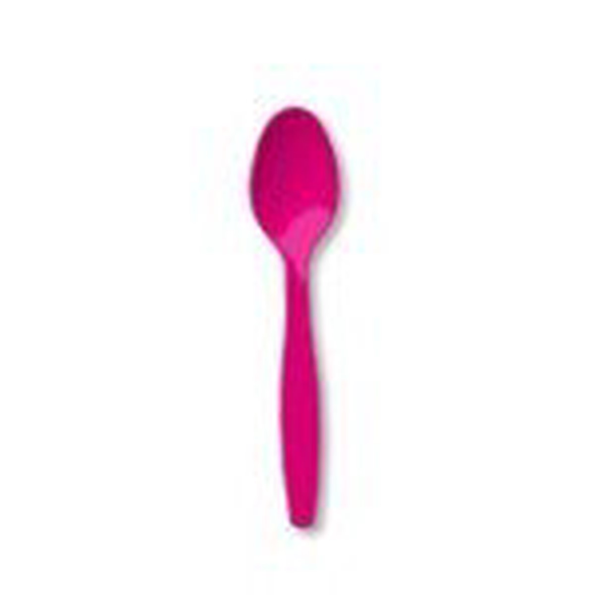 Magenta Plastic Spoons | 24ct