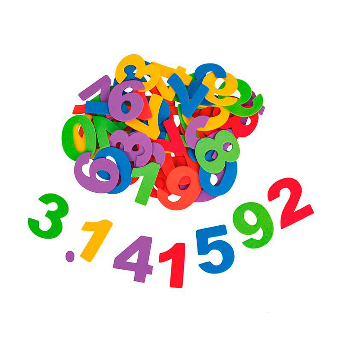 Nmero en Foamies Adhesivos 60pcs