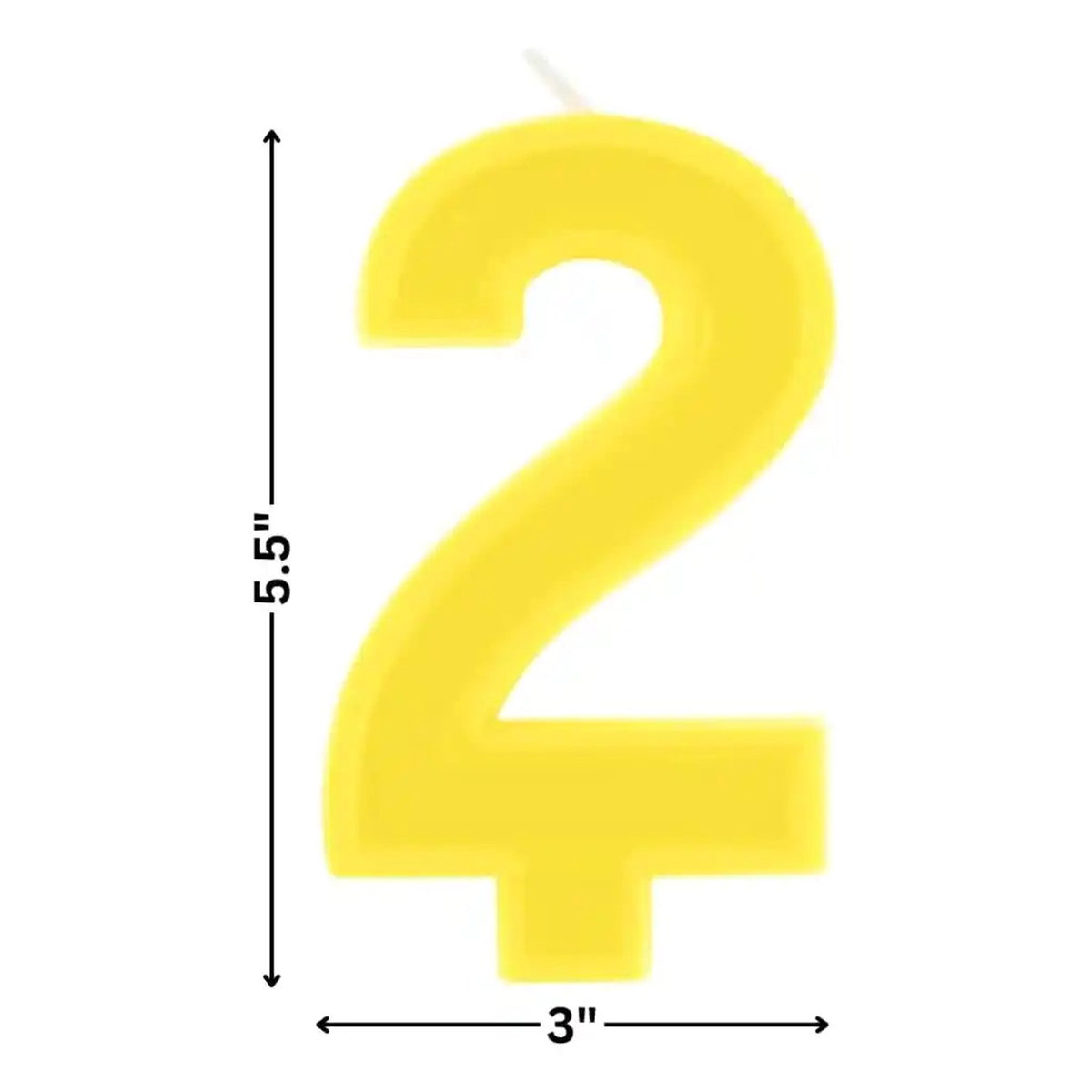 Numeral Bday Candle 2