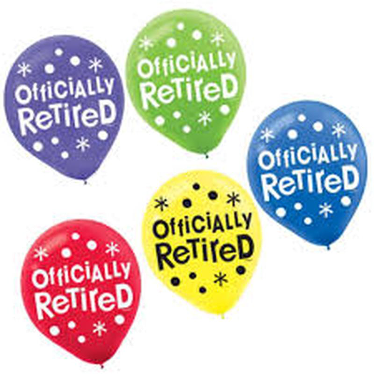 Officially Retired Printed Latex Balloons 128243 (x15u)