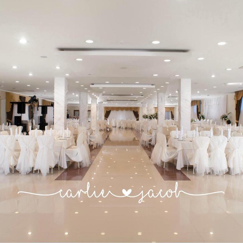 Personalized Wedding Dance Floor Decals - Custom Dance Floor Decal