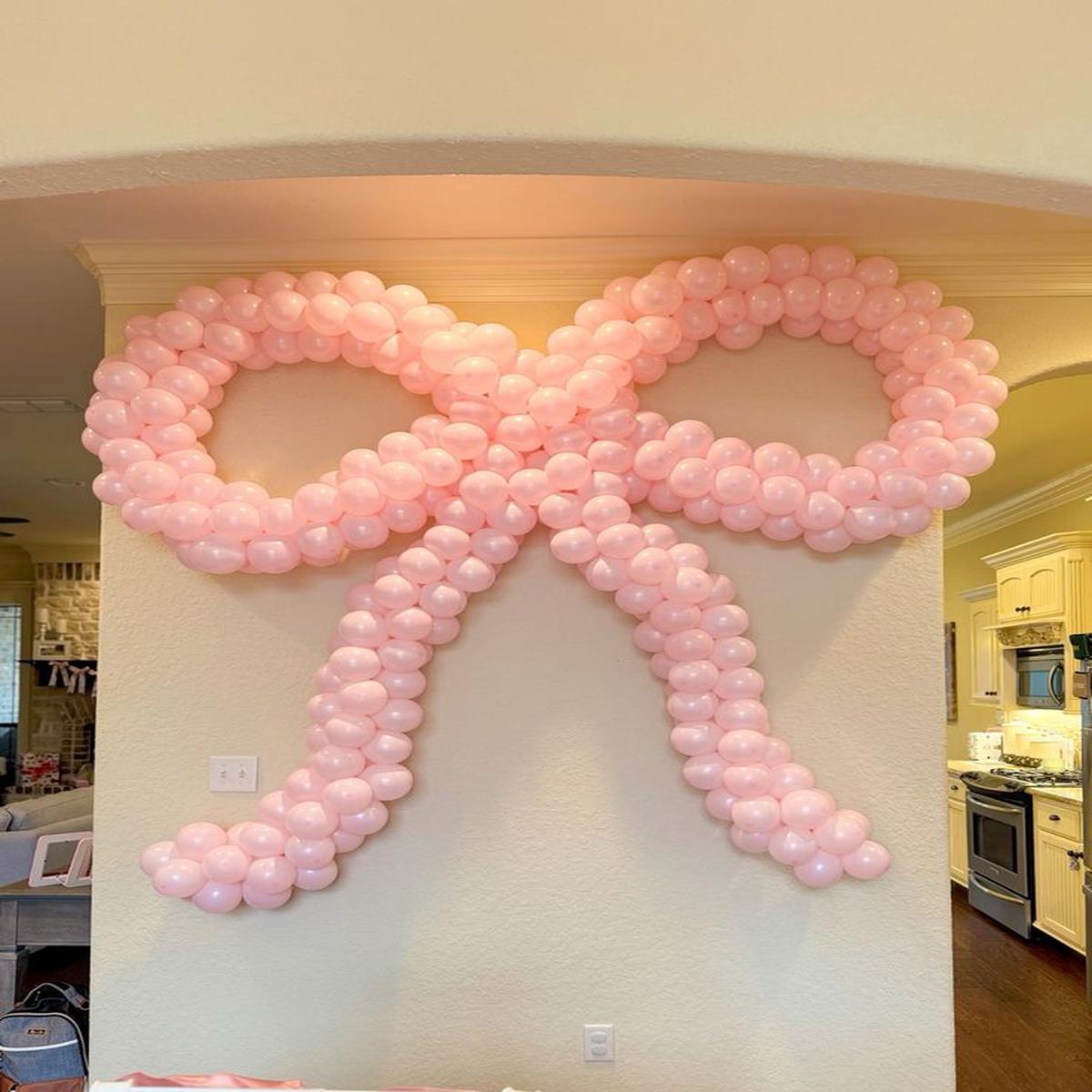 Pink Balloon Customizable Big Ribbon - Perfect for special occasion