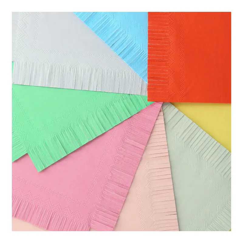 Assorted Bright Small Napkins (16pk)