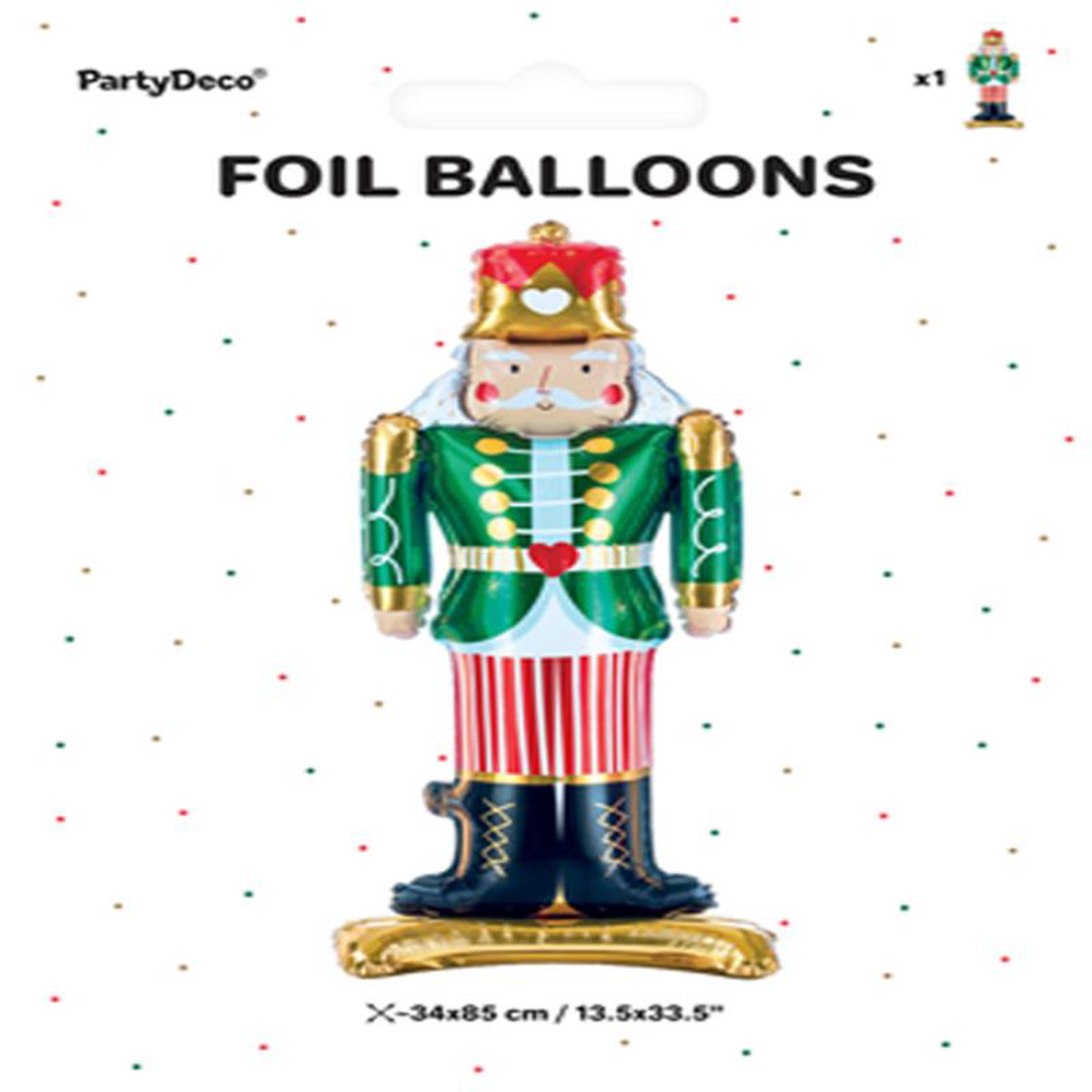 Cascanueces Standing Foil Balloon