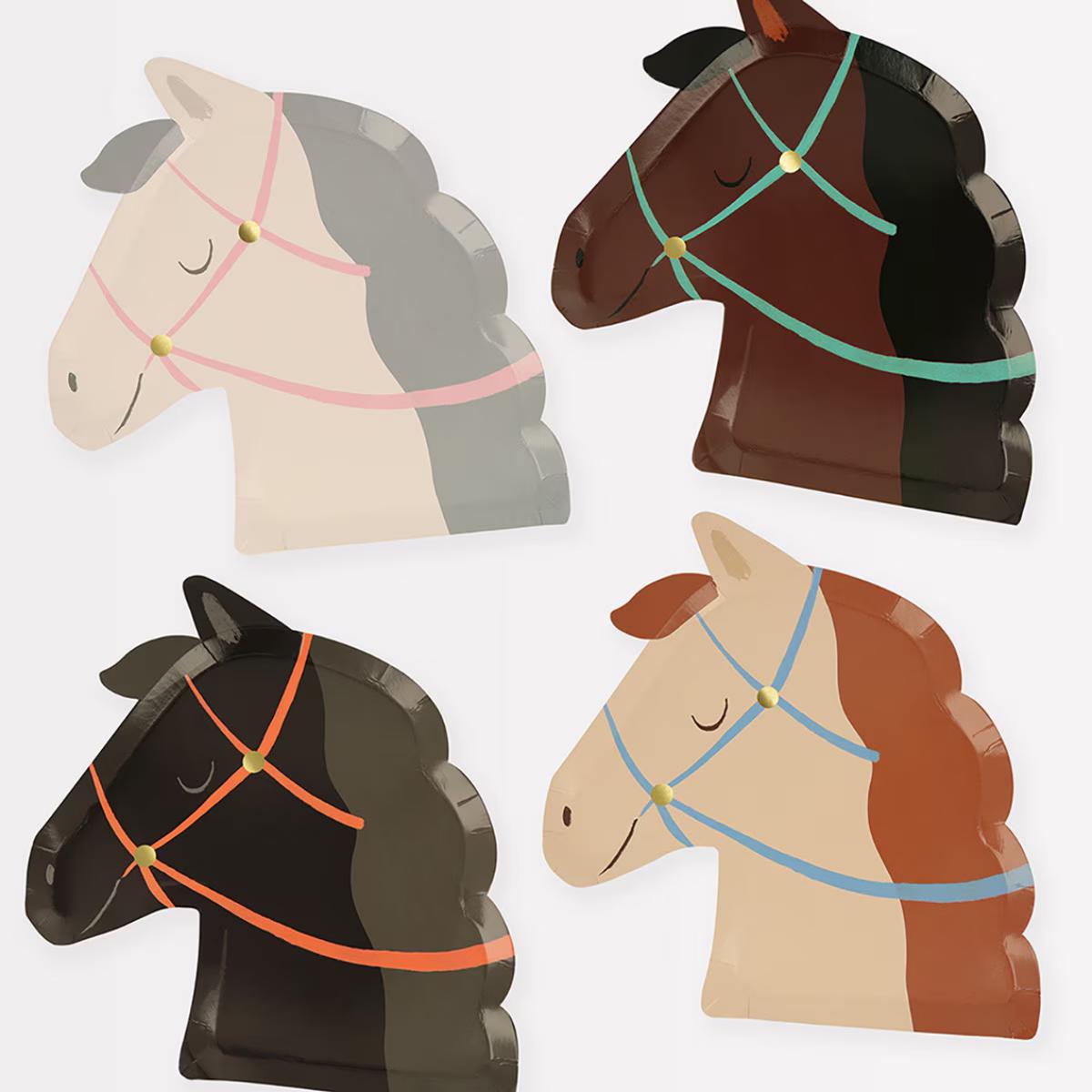 Horse Plates (x8)