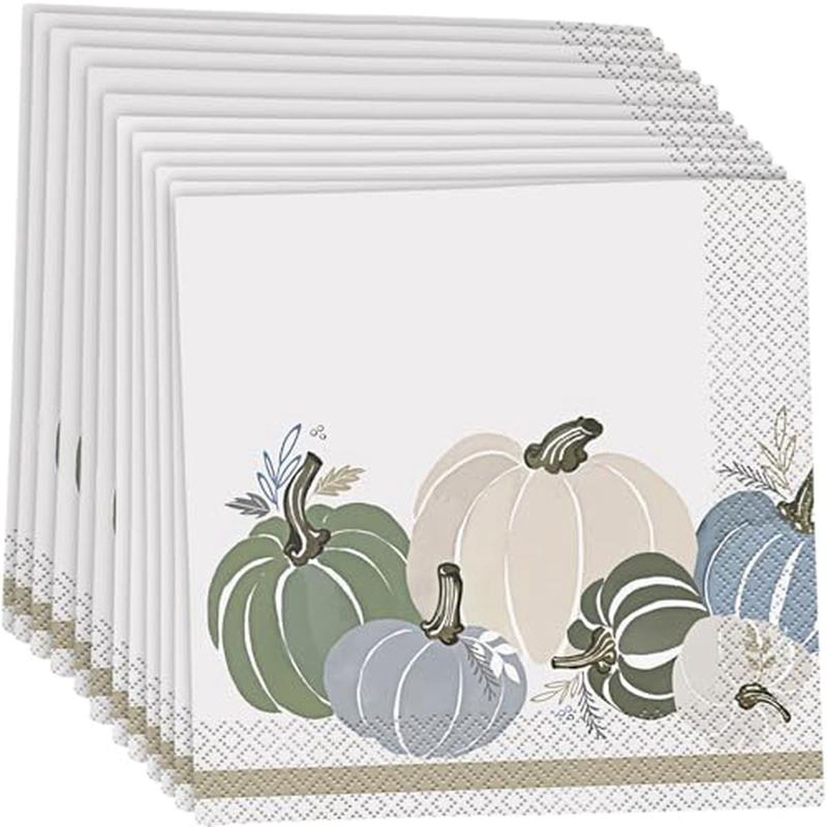 Modern Pastel Thanksgiving Lunch Napkin 16ct
