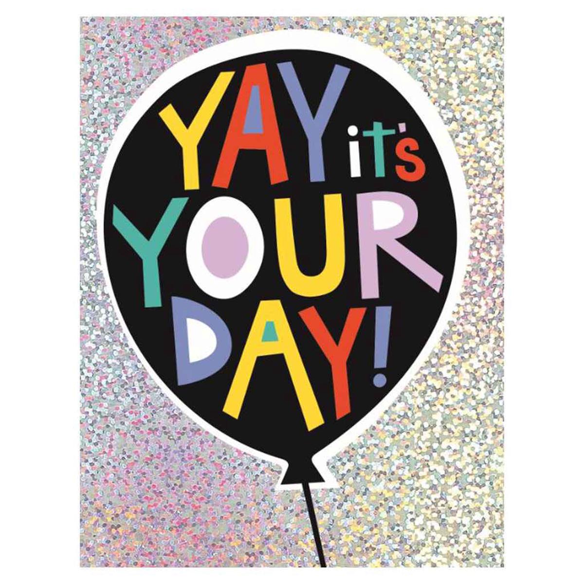 Prismatic Balloon Greeting Card