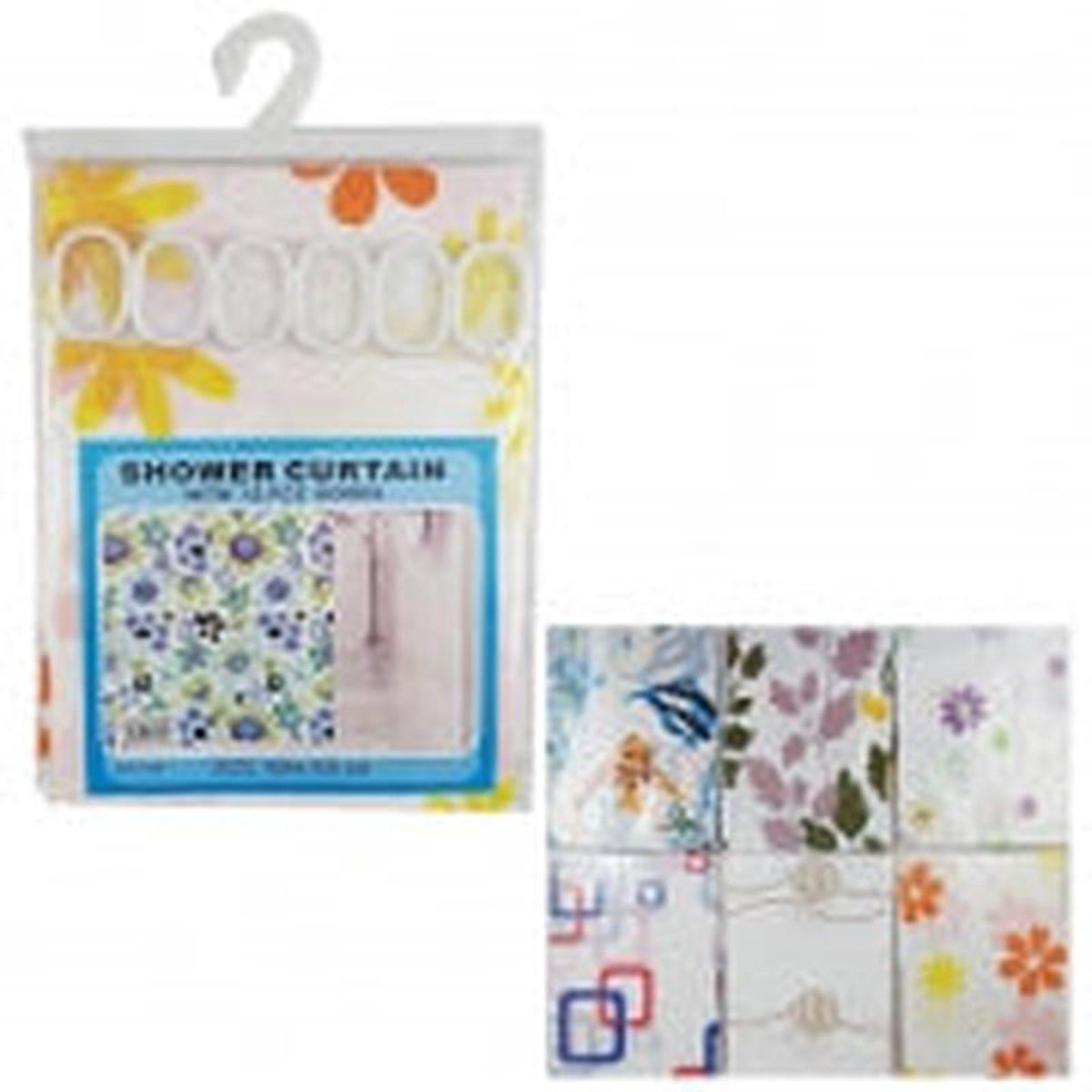 SHOWER CURTAIN PLASTIC 180X