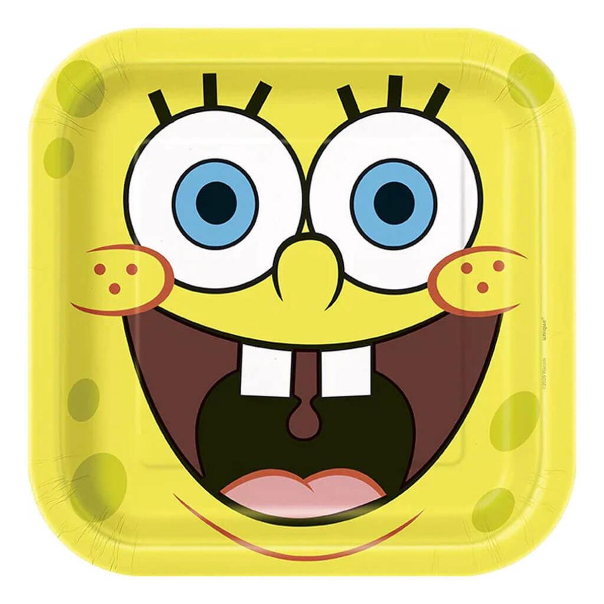 Spongebob Squarepants Dinner Plates 9in 8ct