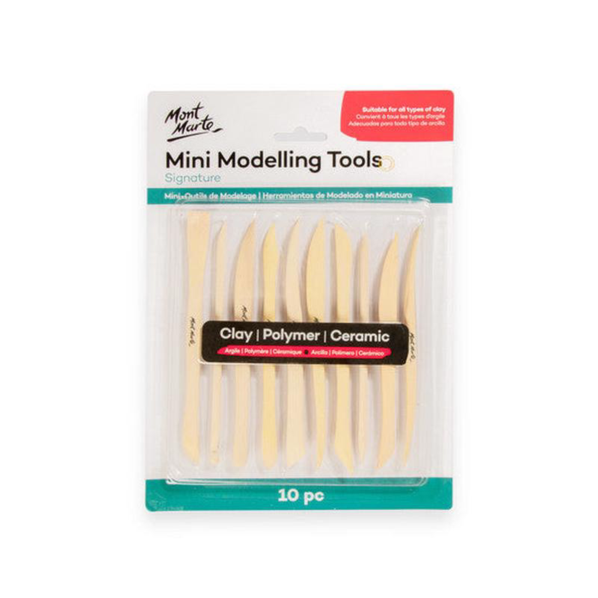 MODELLING TOOLS MINI BOXWOOD 10PC