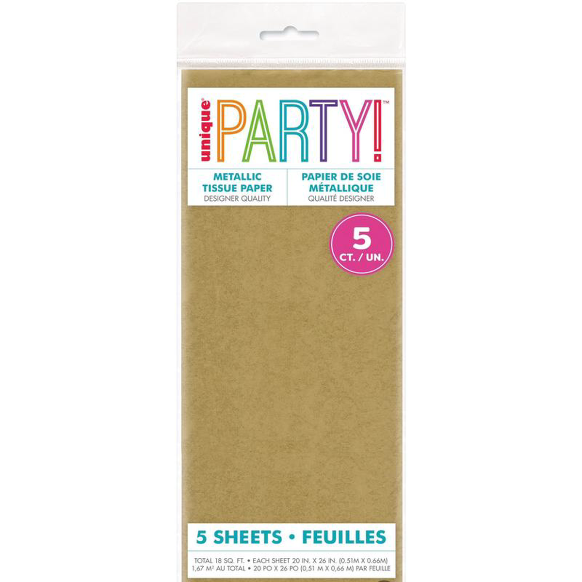 Tissue Paper 10ct Gold