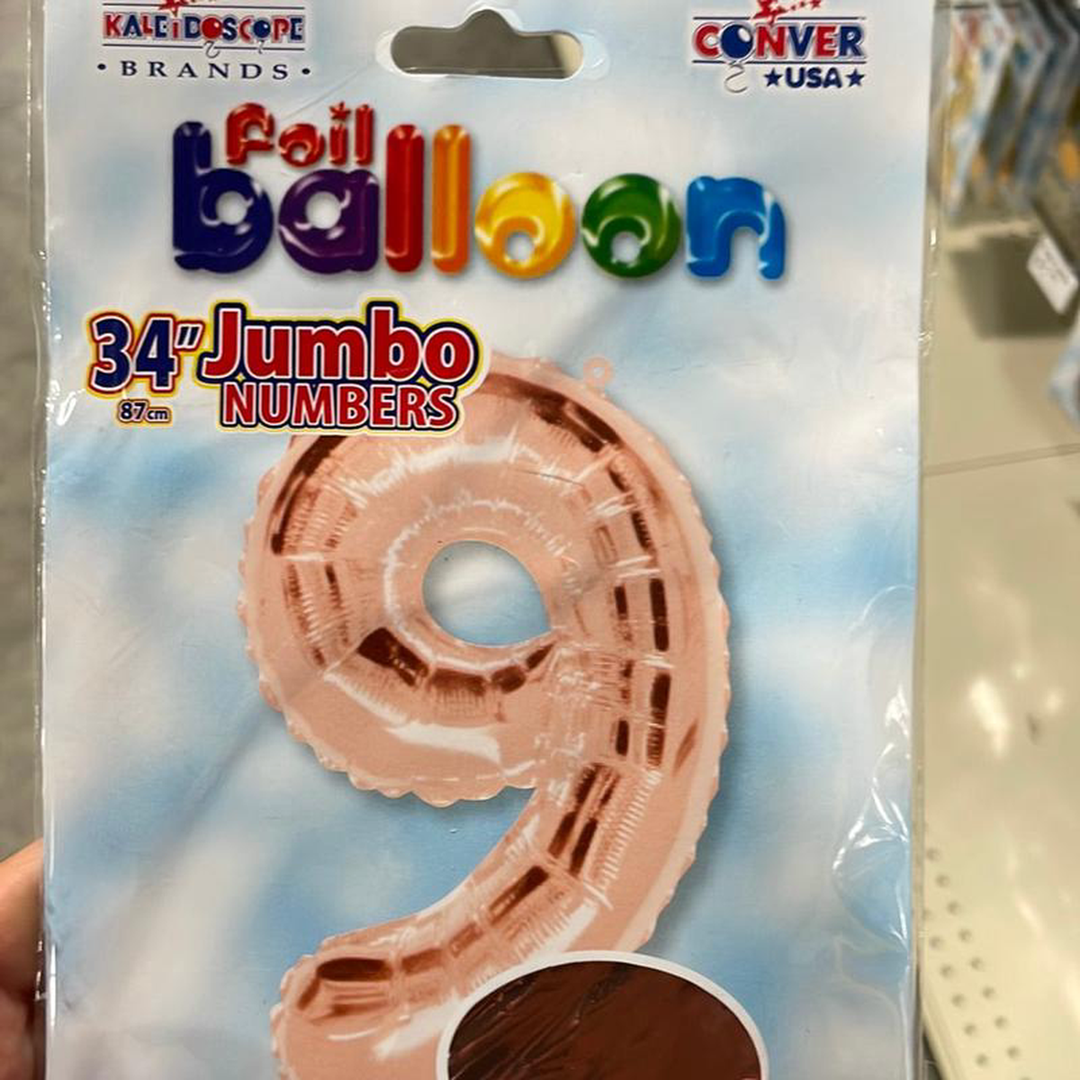 Globo Jumbo 9 RoseGoldShape