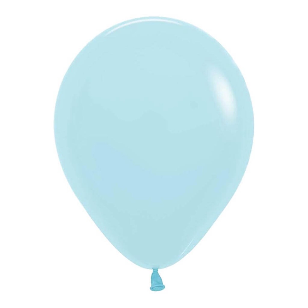 Pastel Matte Blue Latex Balloon 11in