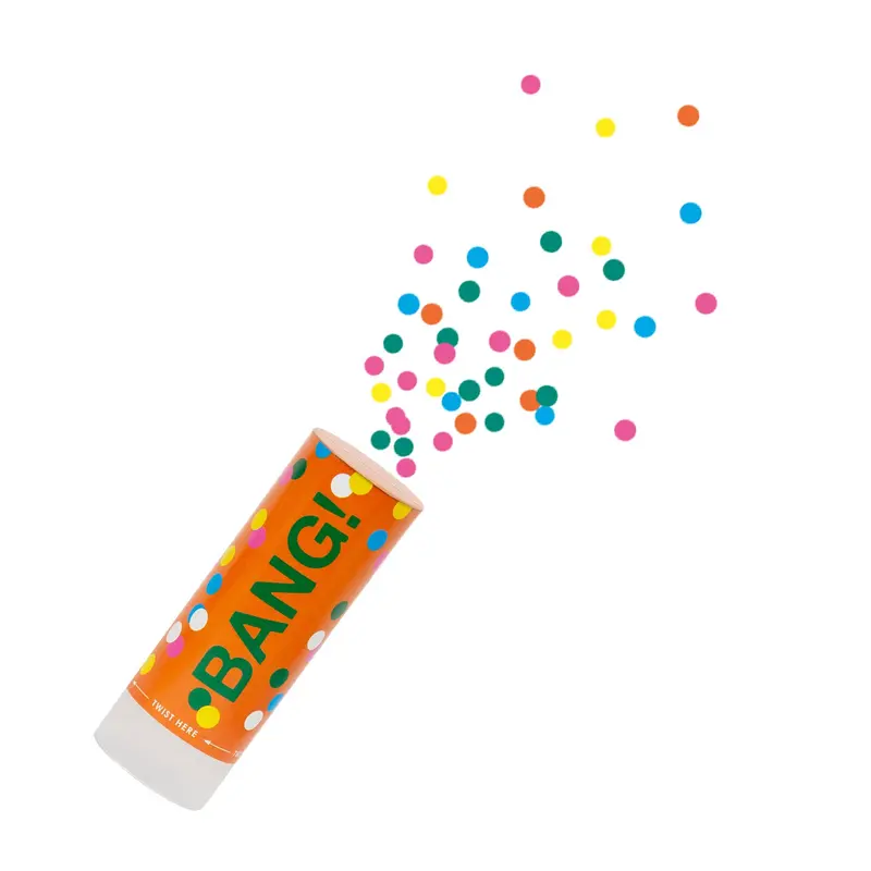 Rainbow Confetti Cannons (3 Pack)