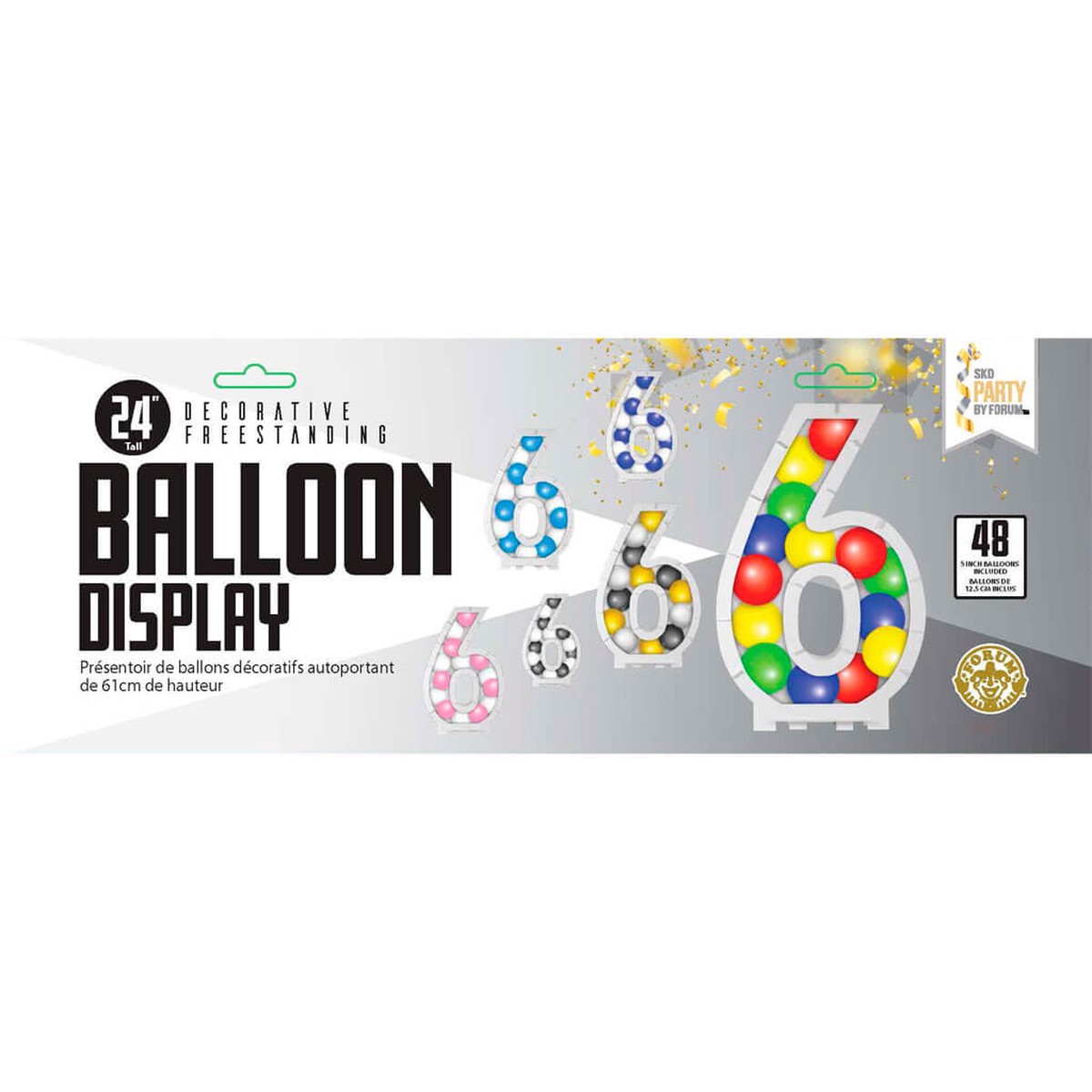 6 Balloon Frame Number 24in