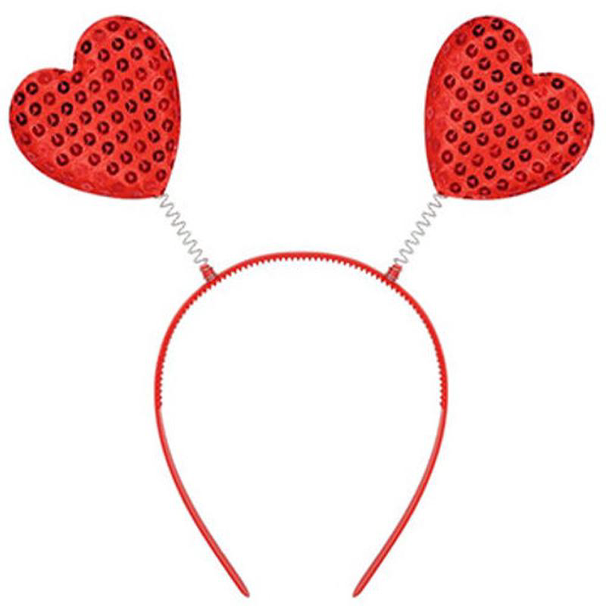 Heart Sequined Head Bopper