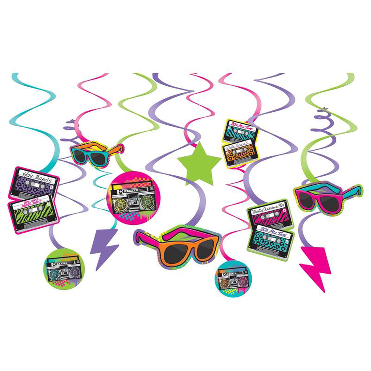 808217s Value Pack Swirl Decorations