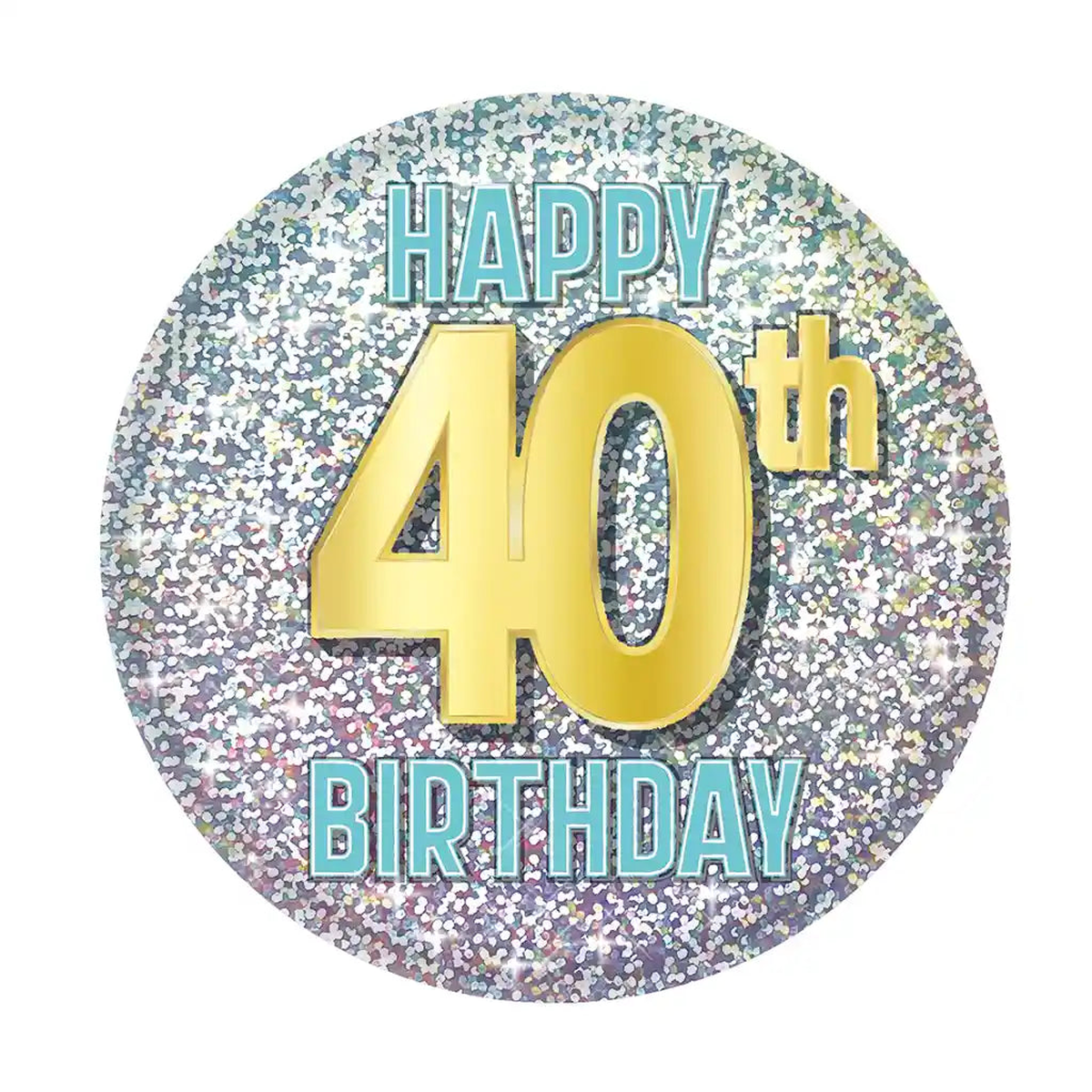 40th Birthday Button 2in