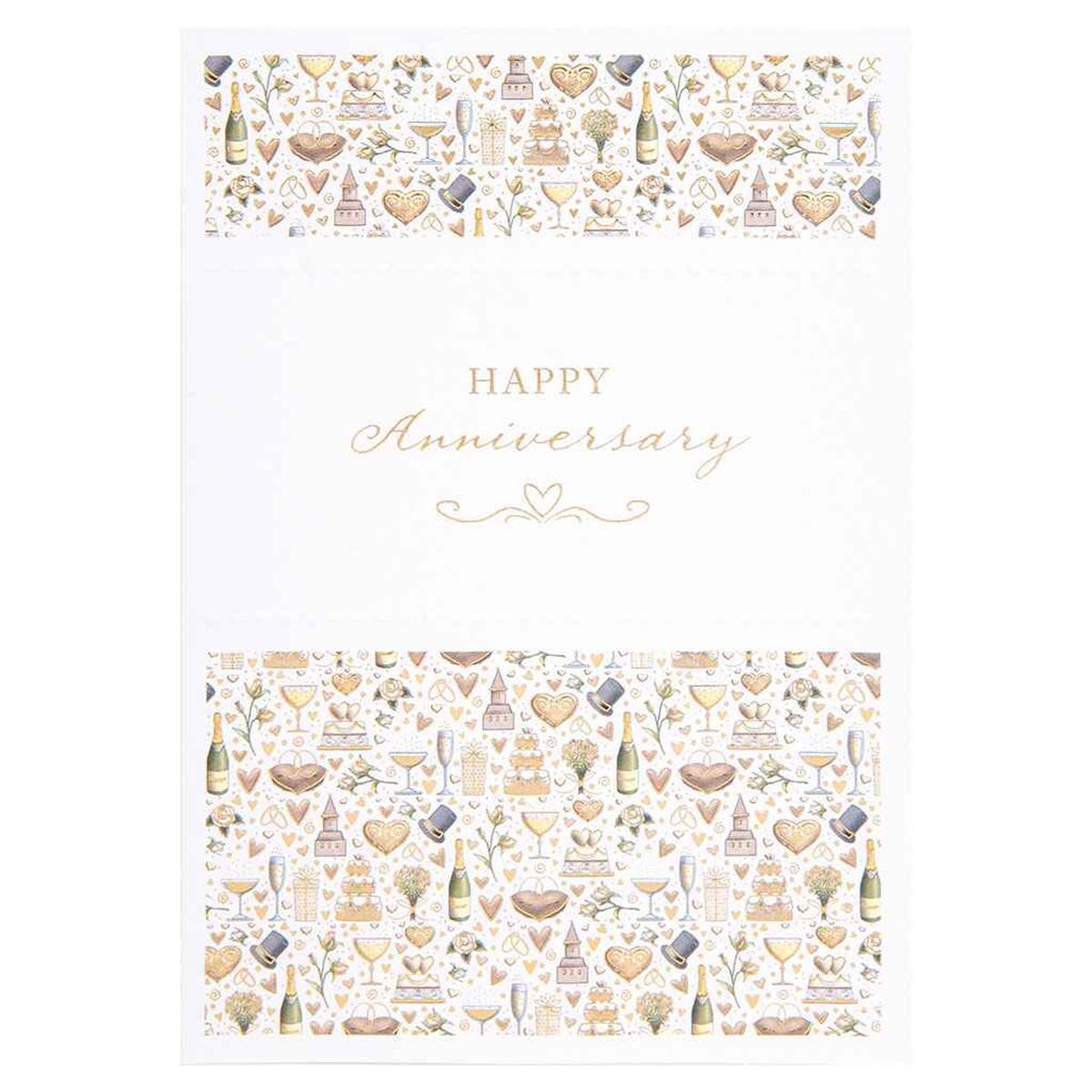 Small Wedding Icons Greeting Card