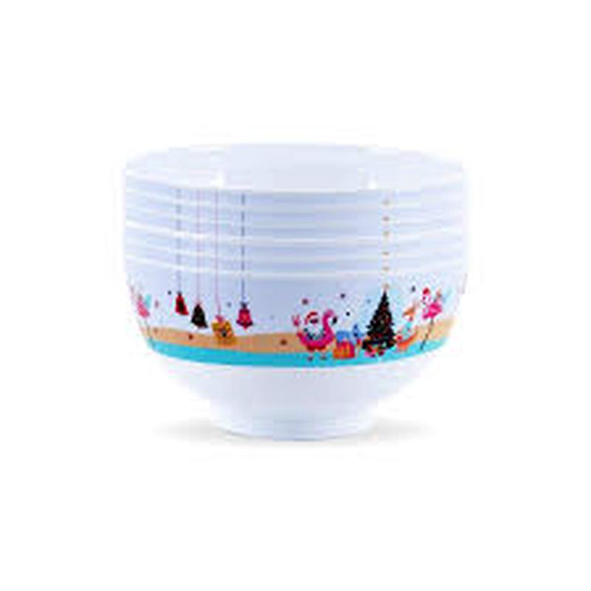 XMAS MELAMINE BOWL 30 CM