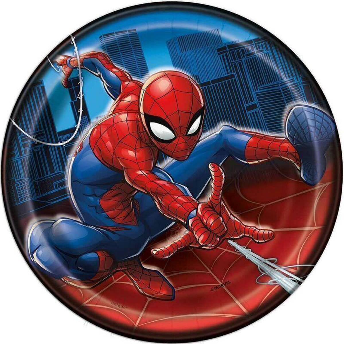 Spiderman 7 plates 8ct
