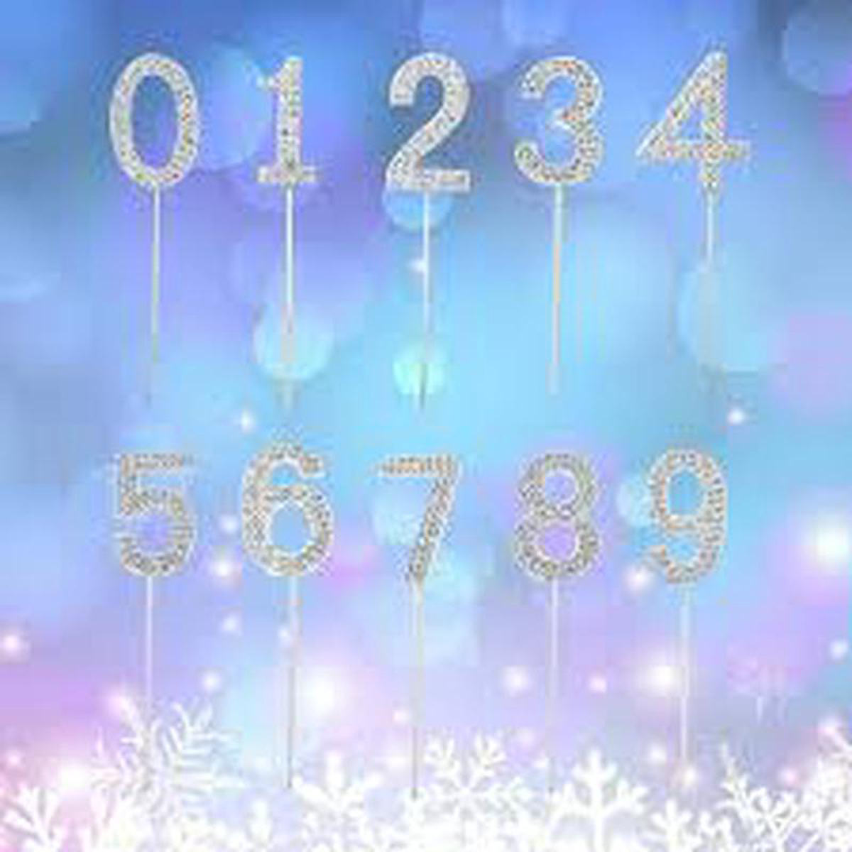 CAKE TOPPER SILVER 8