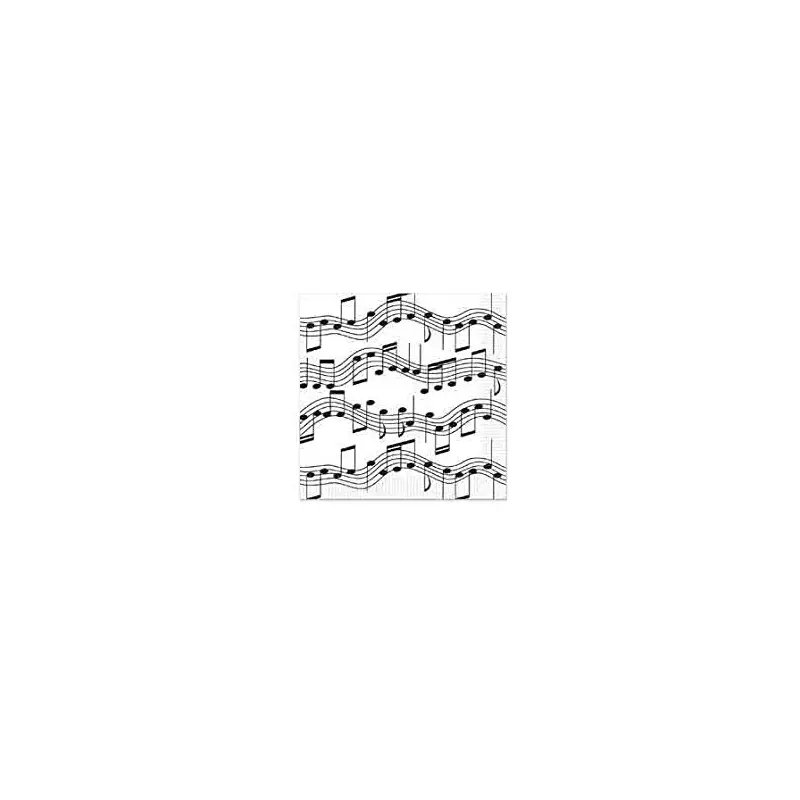 Music Notes Beverage Napkins