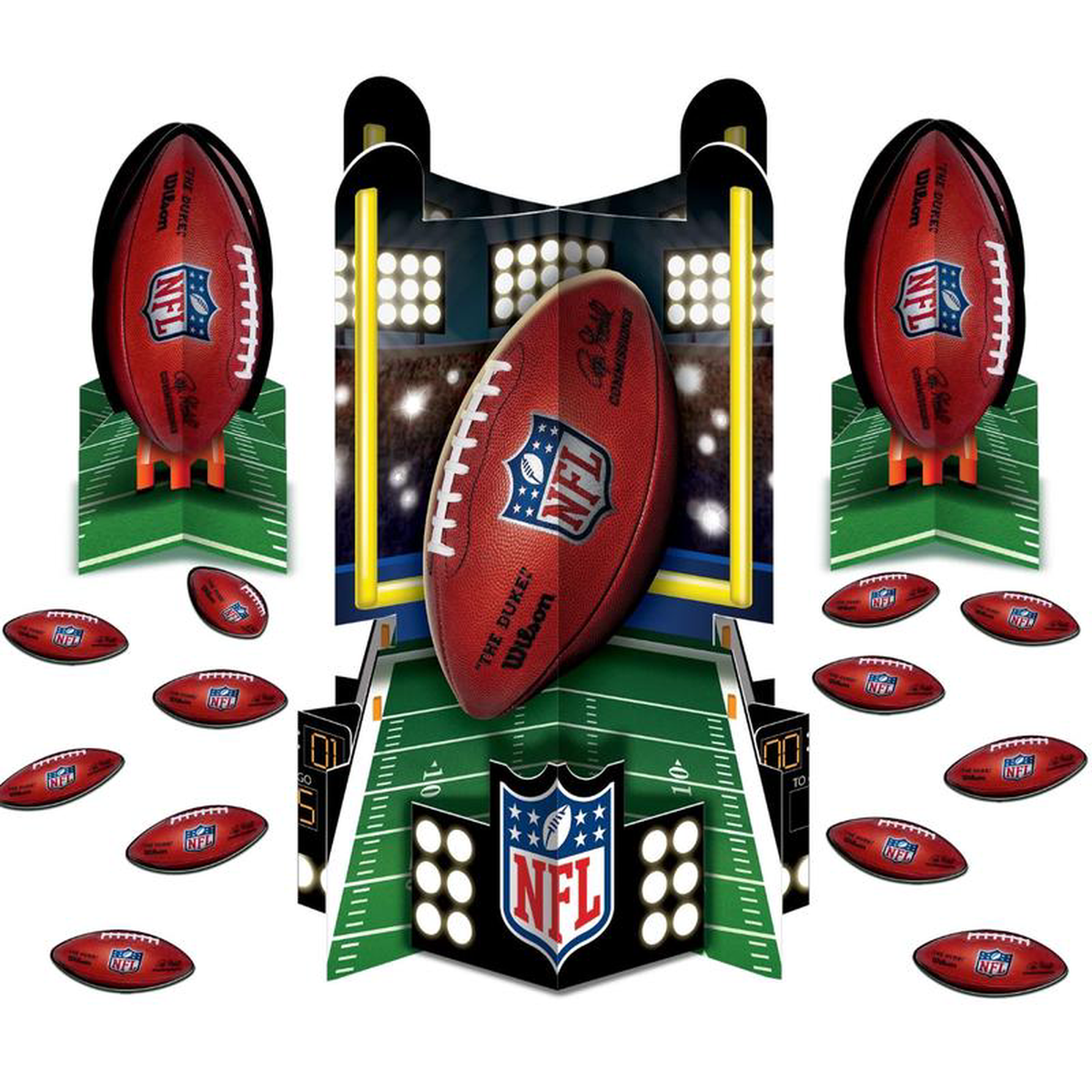NFL Drives Silver Table Decorating Kit 1ct