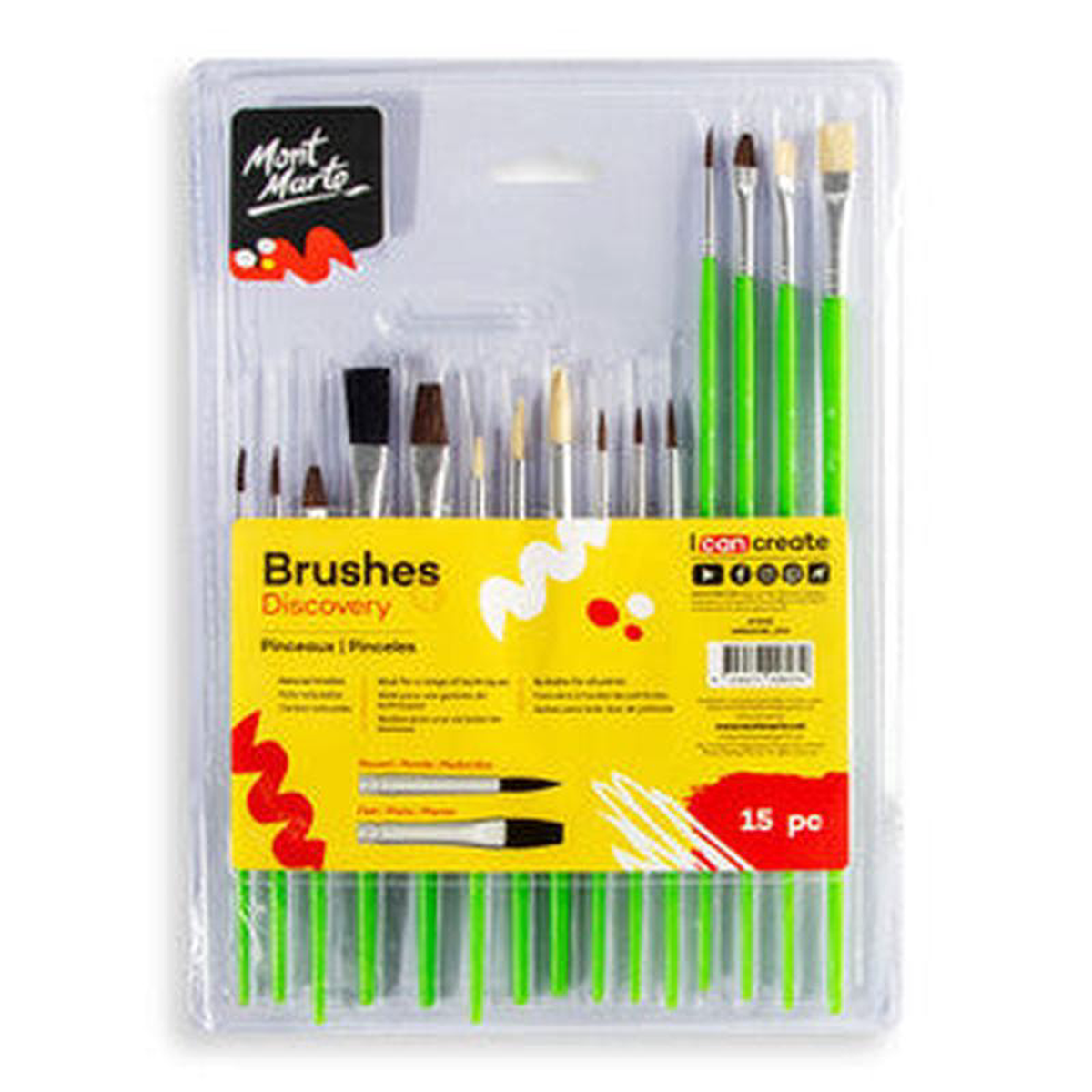 STUDIO ARTIST BRUSHES 15PC