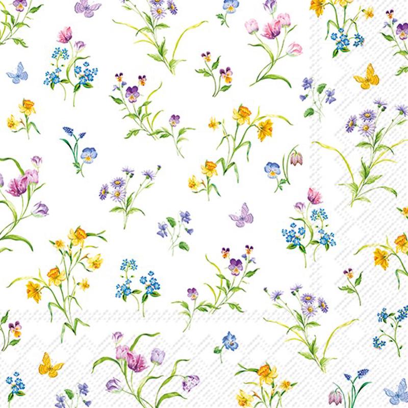 iIhr Napkin - Easter Flowers