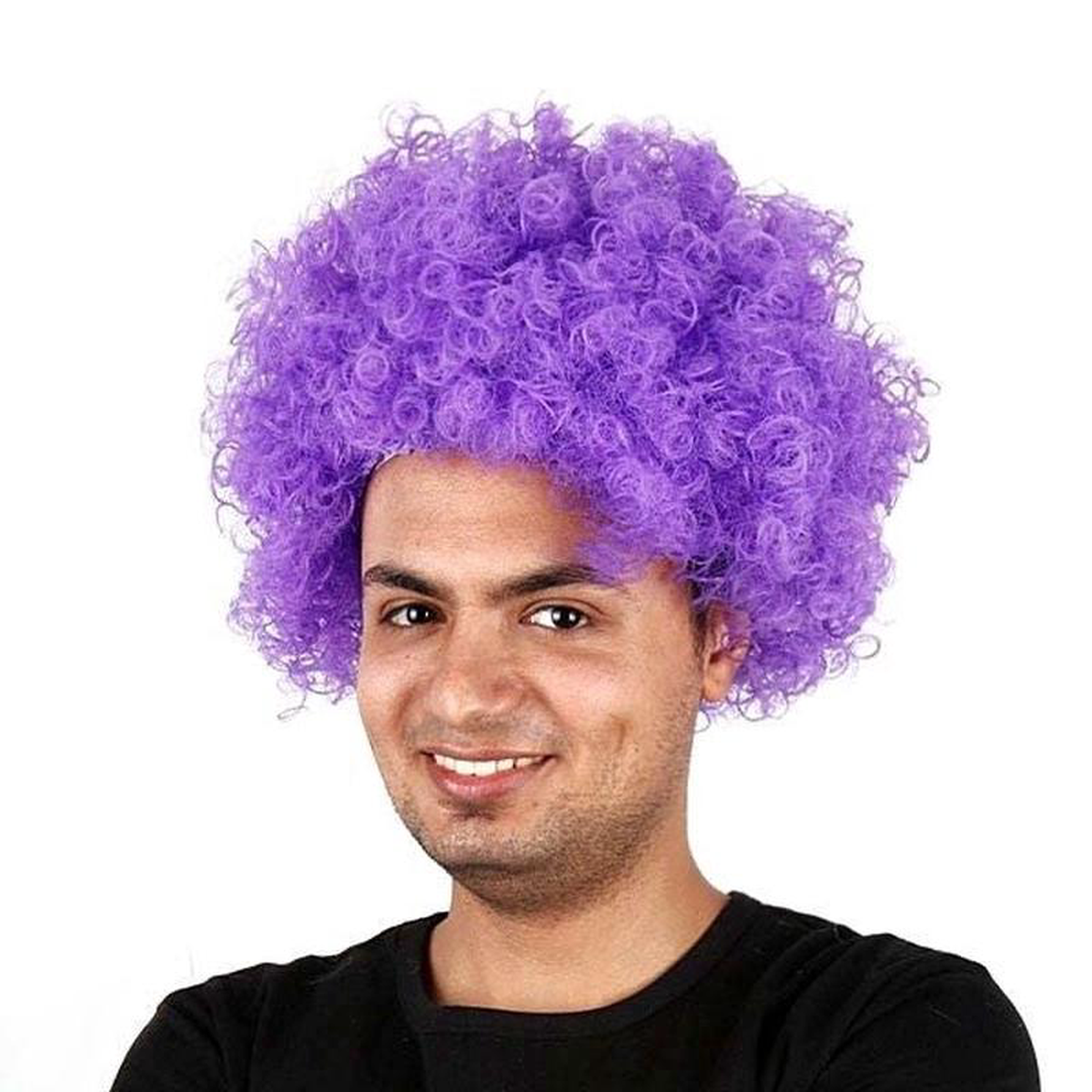 WIG-AFRO PURPLE