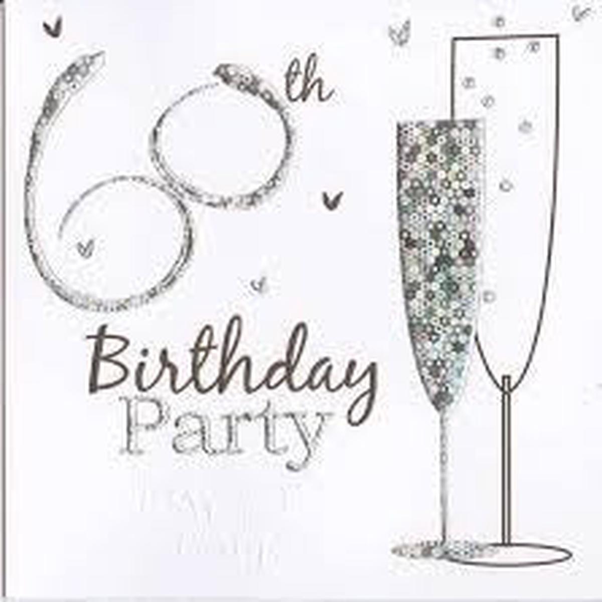 60th Birthday Invitation