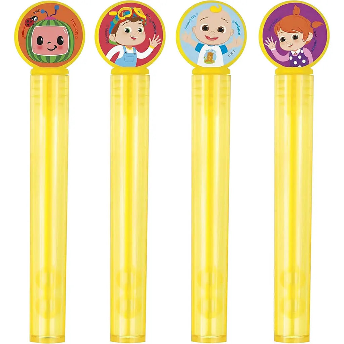 Cocomelon Bubble Tubes Wands 4ct
