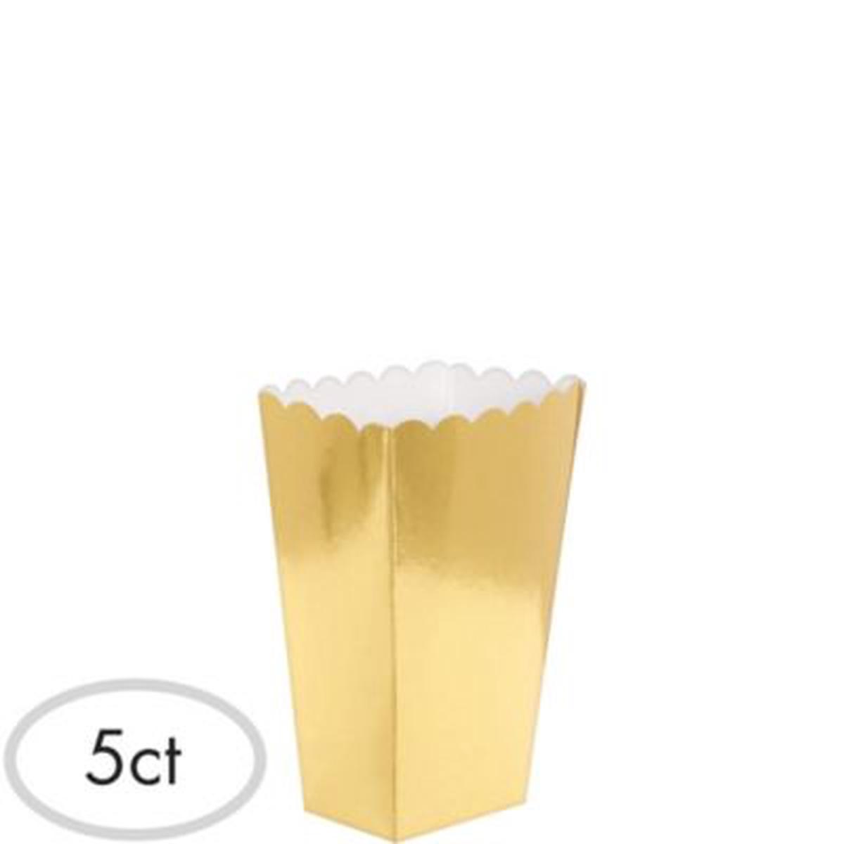 Favor Boxes - Gold - Amscan