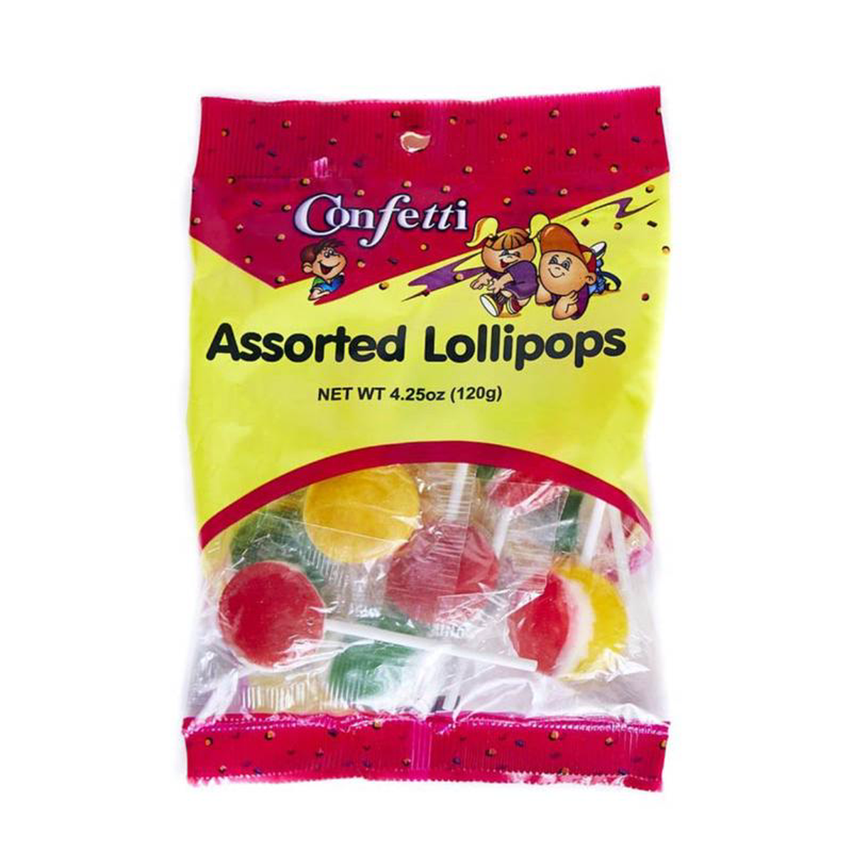 Confetti Assorted Lollipop 425oz
