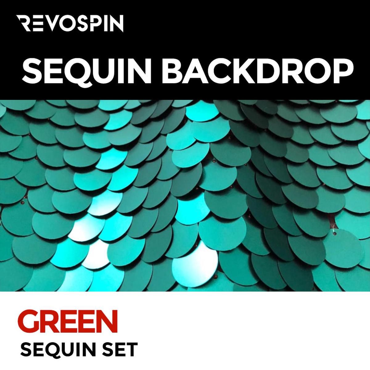Green Sequin Photo Booth Backdrop