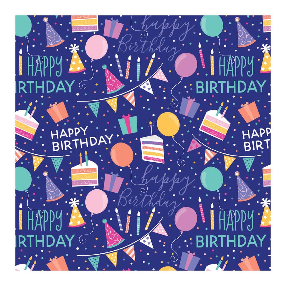 Surprise Party Gift Wrap Roll 5ft